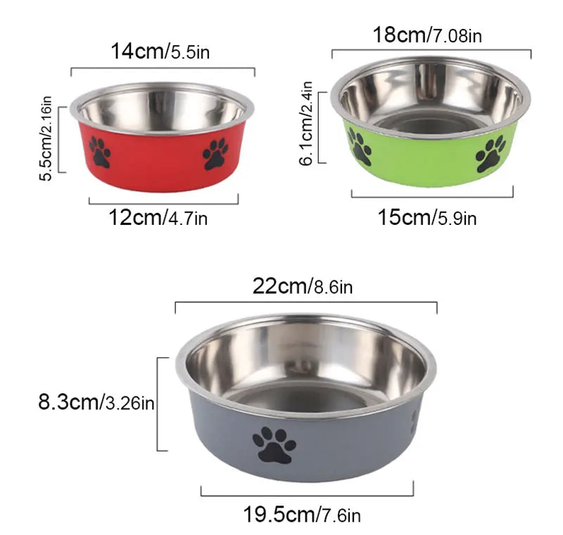 Ikrazi™ Gamelle Antidérapante en Inox