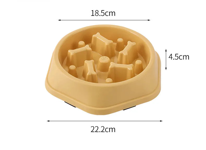 Ikrazi™  Gamelle Anti-Glouton (Os)